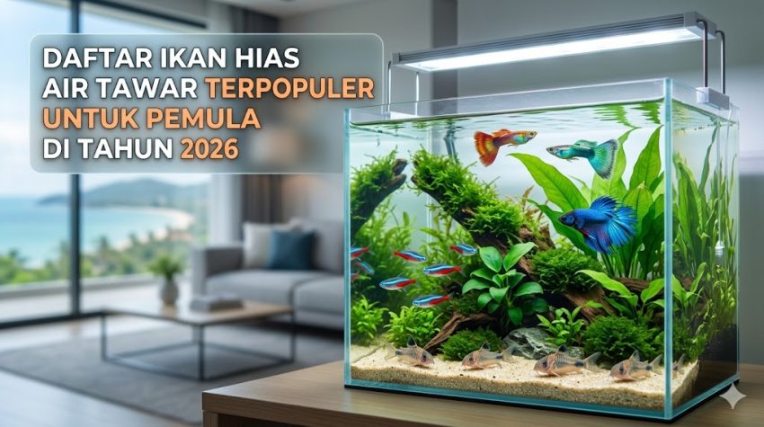 daftar ikan hias air tawar terpopuler untuk pemula di tahun 2026