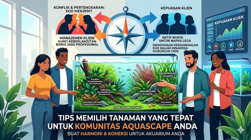 tips memilih tanaman yang tepat untuk komunitas aquascape Anda
