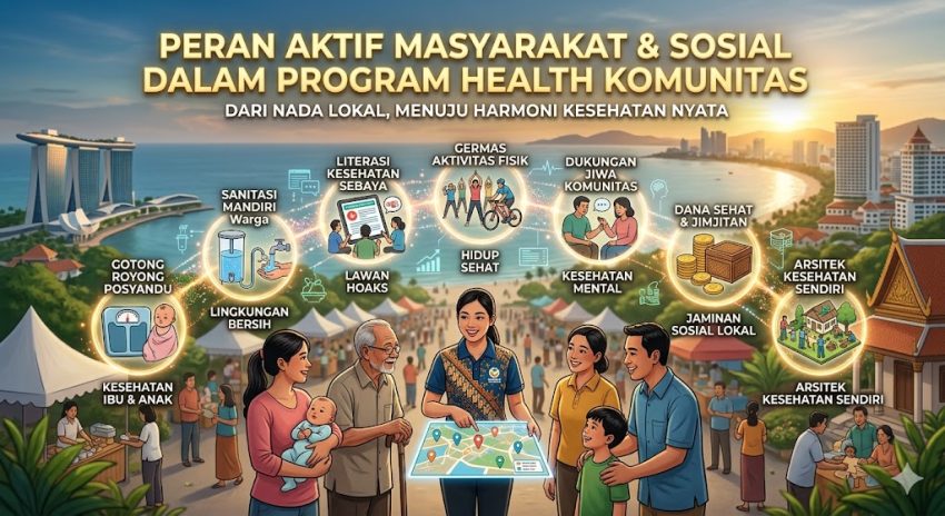 Peran Aktif Masyarakat & Sosial dalam Program Health Komunitas