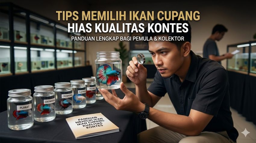 tips memilih ikan cupang hias kualitas kontes