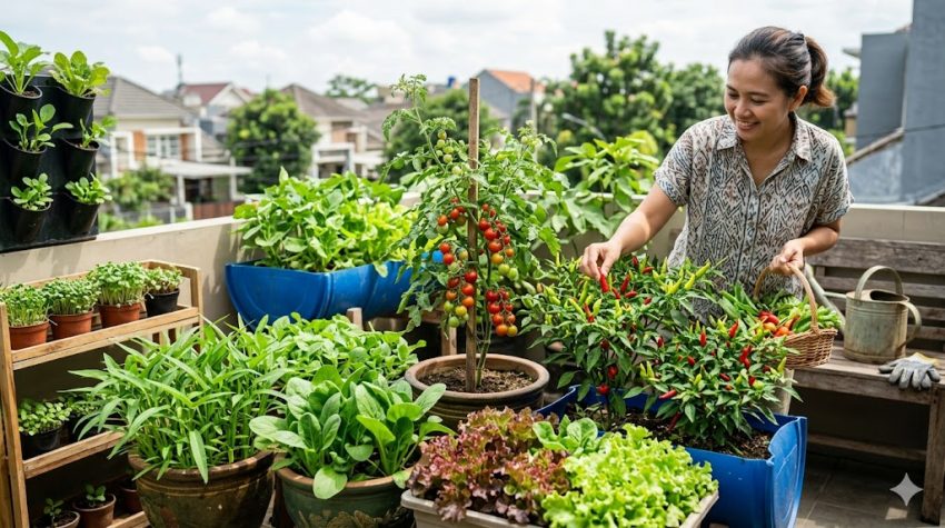 jenis tanaman pangan yang cepat panen untuk skala rumah tangga