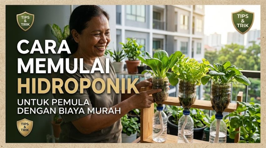 Cara Memulai Hidroponik untuk Pemula dengan Biaya Murah